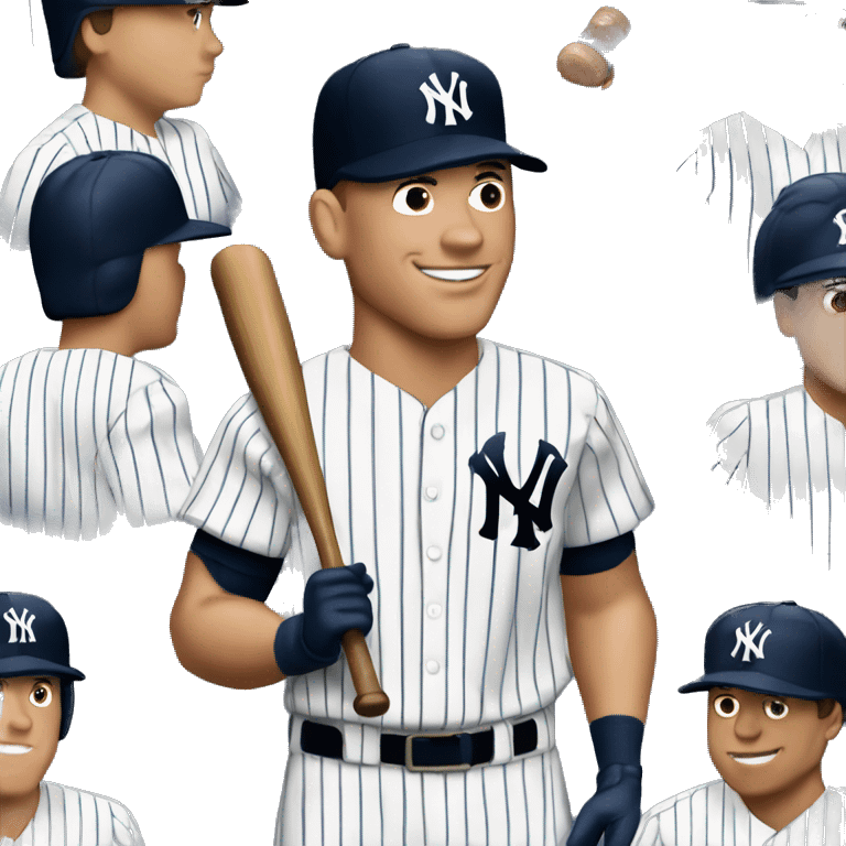 Aaron judge in yankee pinstripes emoji