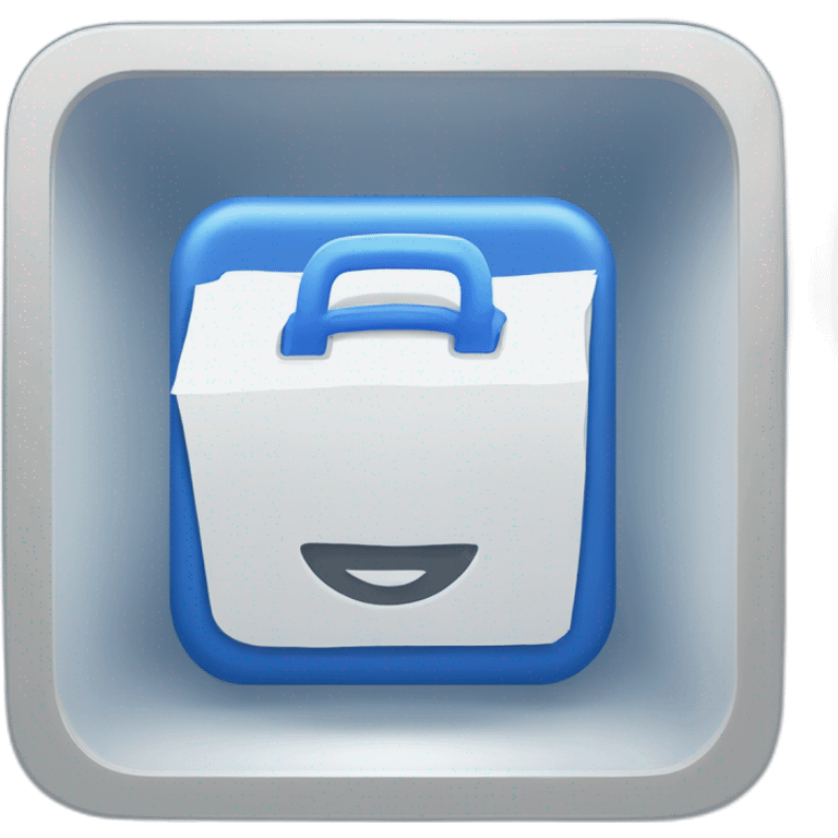 Simply the text "dit autrement" in uppercase, written in white capital letters inside a blue box emoji