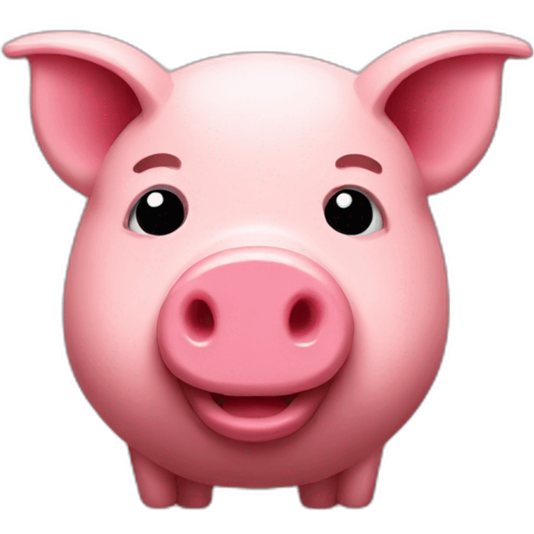 pixelated pig emoji