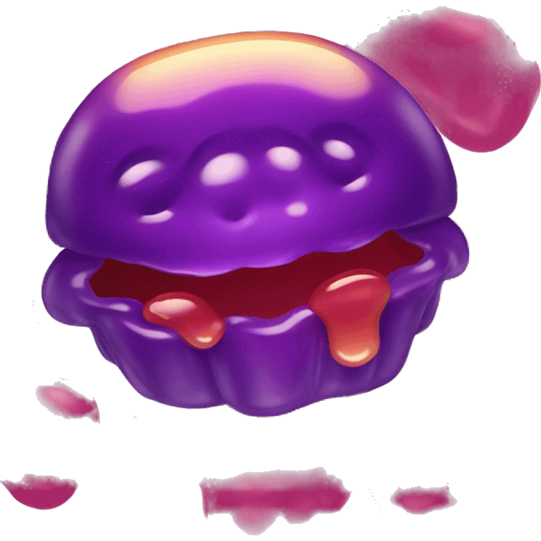 eating jelly emoji