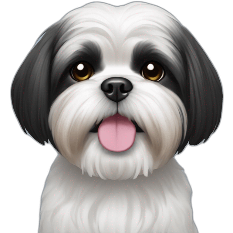 Shih tzu black emoji