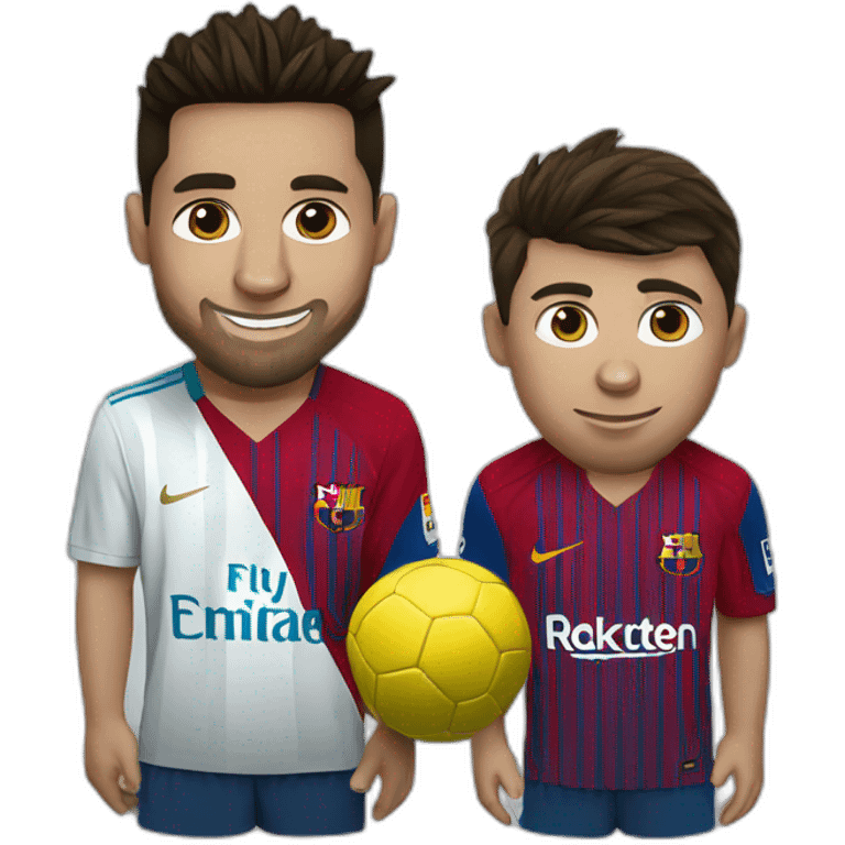 Messi and Ronaldo emoji