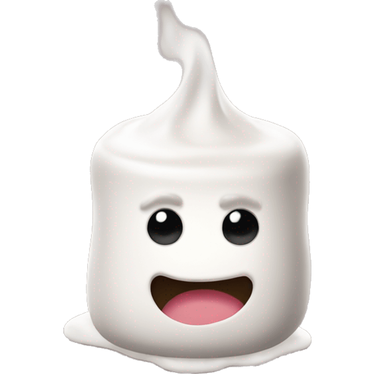 marshmallow melted emoji