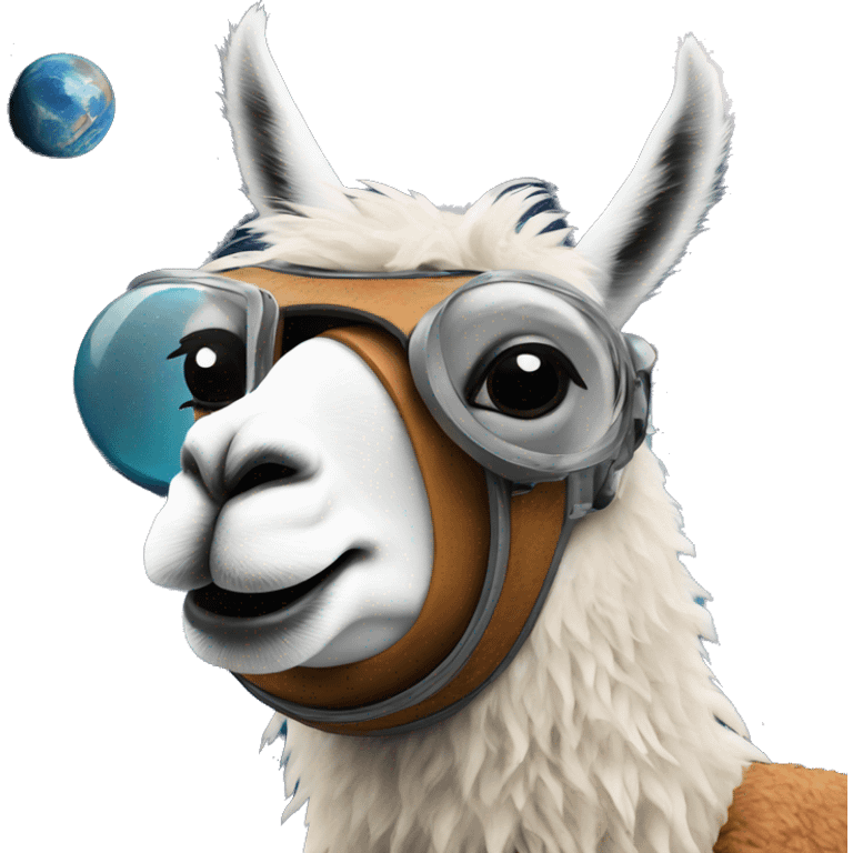 llama in space emoji