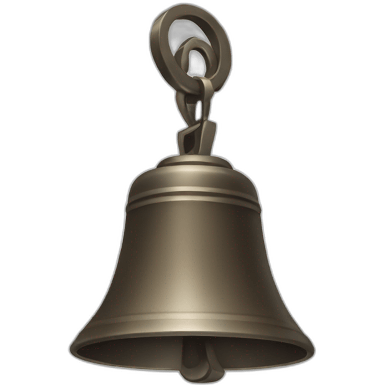 tilted bell emoji