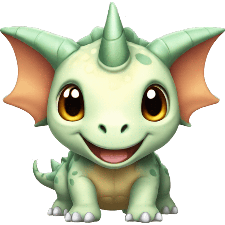 cute triceratops pokemon emoji