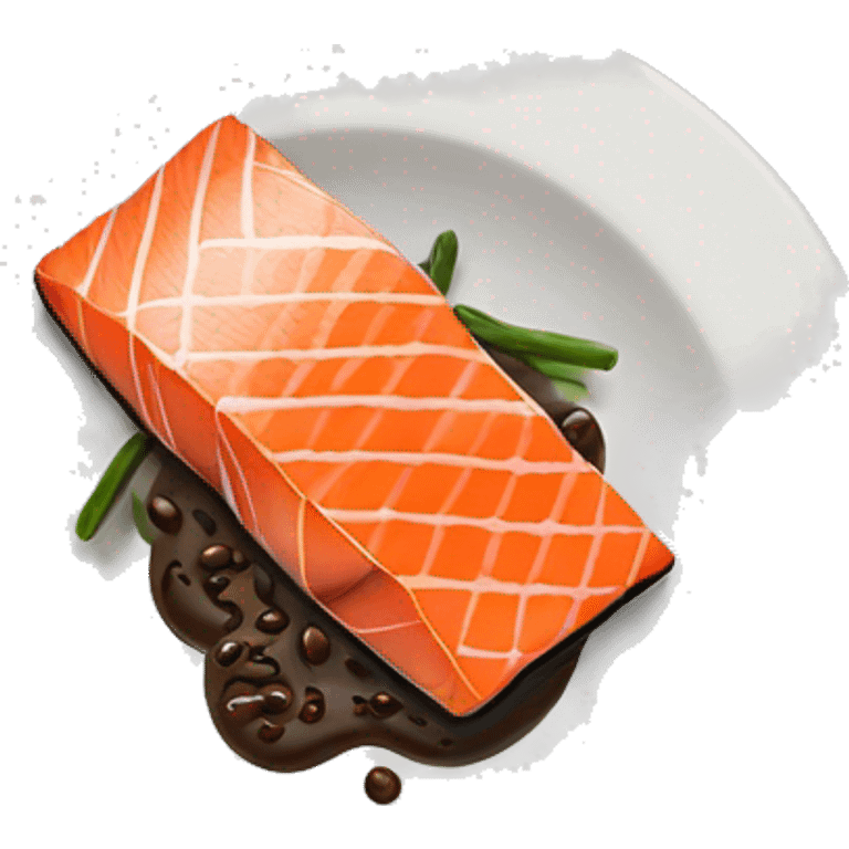 grilled salmon and espresso emoji