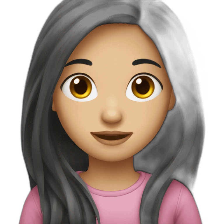 girl-dark-long-hair emoji