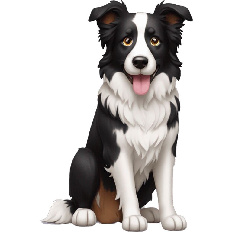 Border Collie Dog Full Body emoji