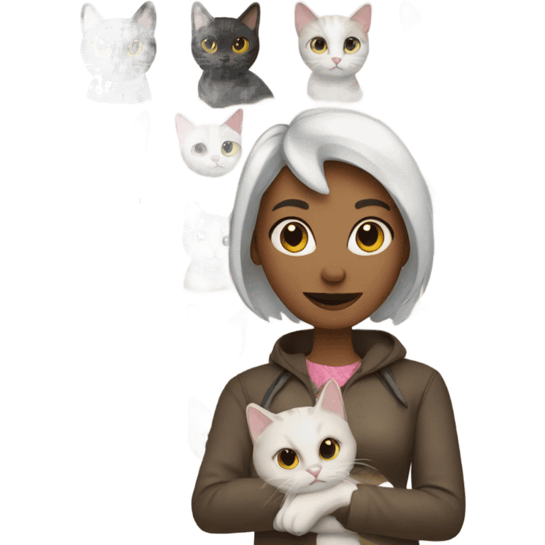 Cat lady emoji