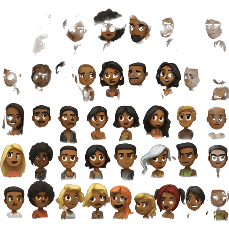 total drama island emoji