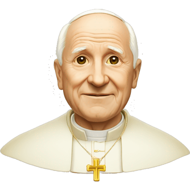 john-paul-ii-yellow-face emoji