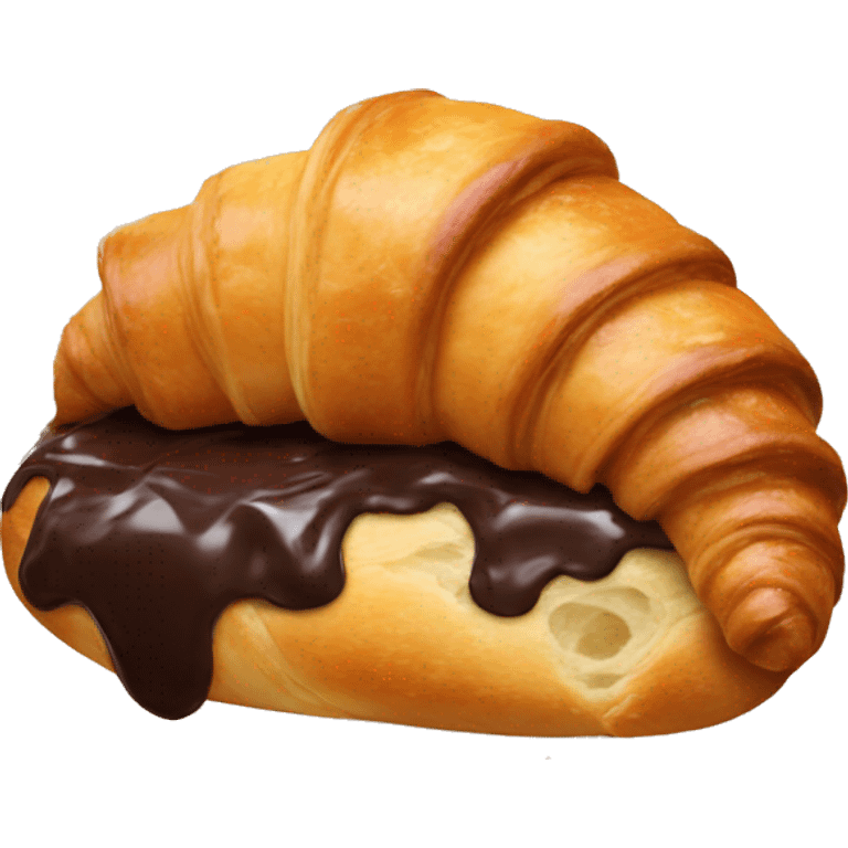 croissant con chocolate  emoji