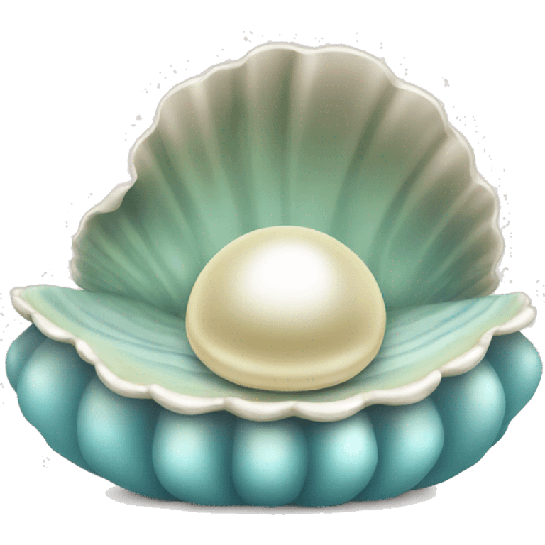 Clam with pearl emoji