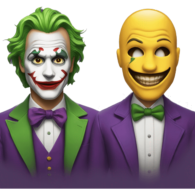 Music and joker emoji