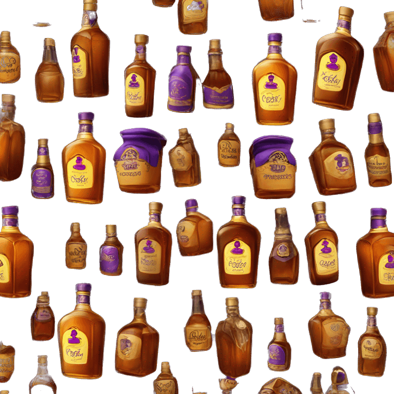 Crown royal whiskey bottle emoji