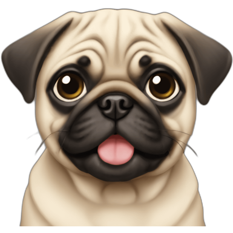 Pug puppy emoji