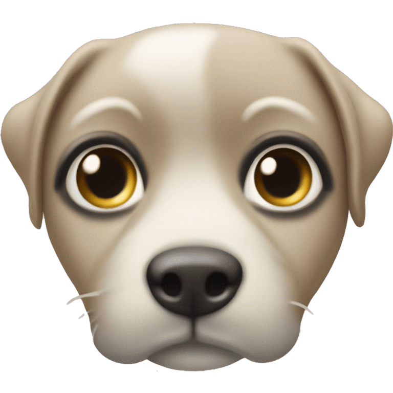 PALLONCINO A FORMA DI CANE CON OCCHI  emoji