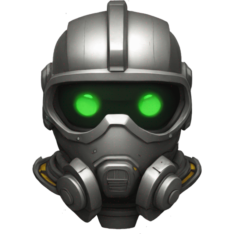 Sci-fi armoured Hazmat emoji