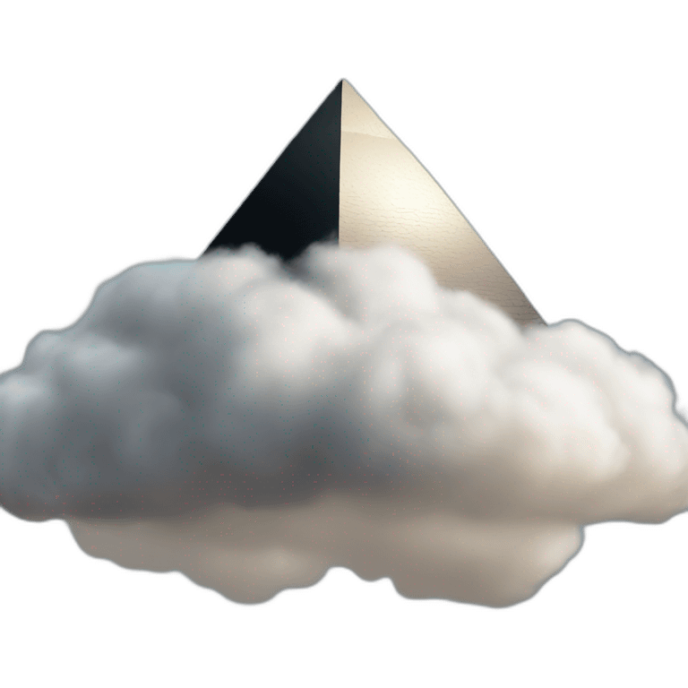 a-black-pyramid-in-the-cloud emoji