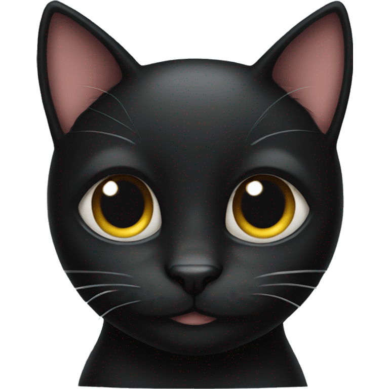 cute black cat emoji