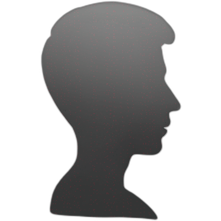 human silhouette emoji