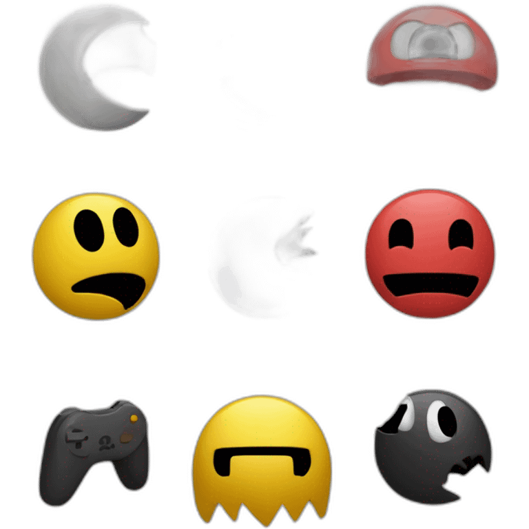 Jeux vidéo Pacman emoji