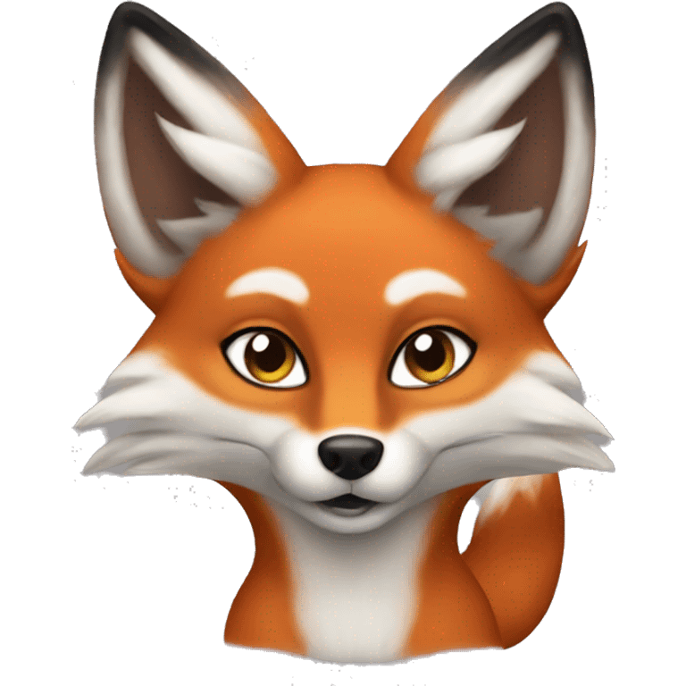 Drag fox emoji