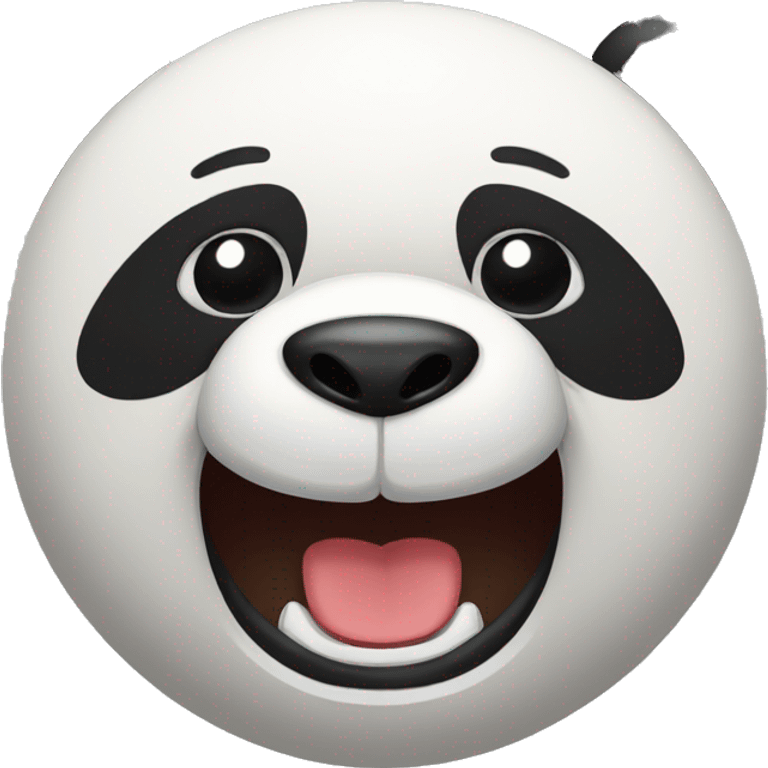 grimacing panda emoji