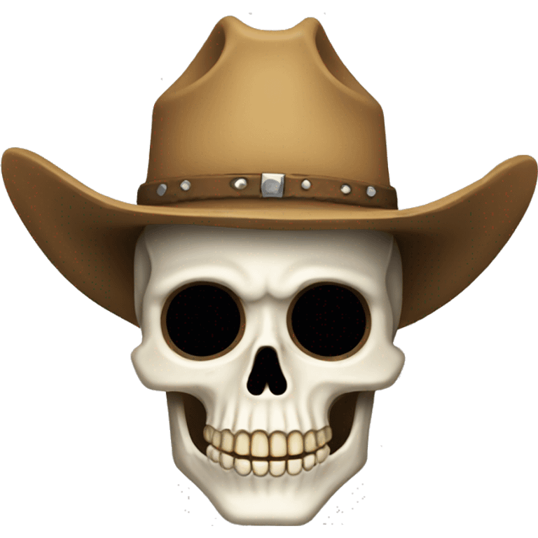 skeleton cowboy emoji