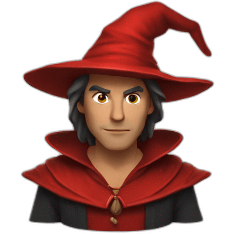 Sorcière rouge emoji