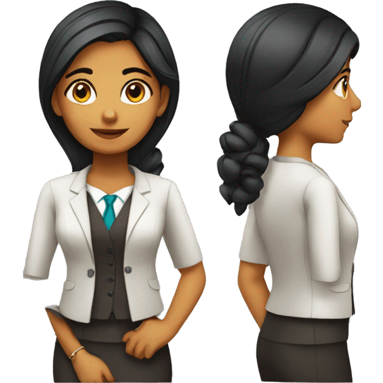 Indian girl lawyer emoji