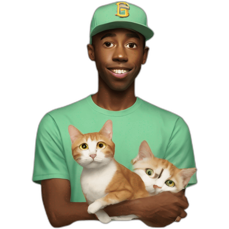 tyler, the creator with cat emoji