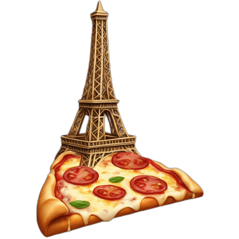 EIFFEL TOWER  PIZZA emoji