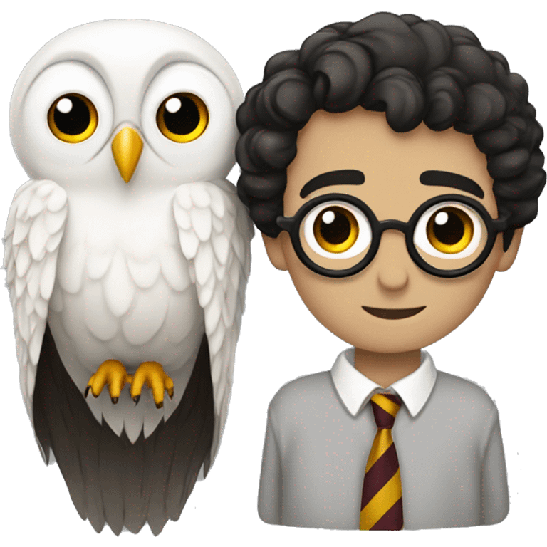 Harry potter und Hedwig emoji