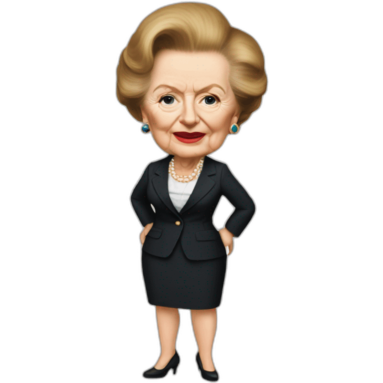 Margaret Thatcher as a PAWG emoji