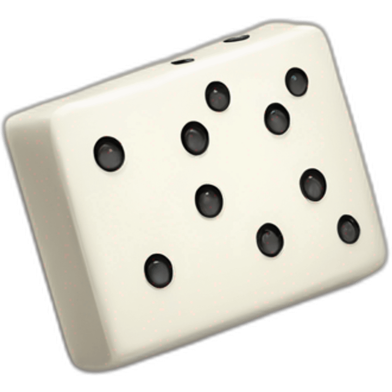 Domino card 6/6 emoji