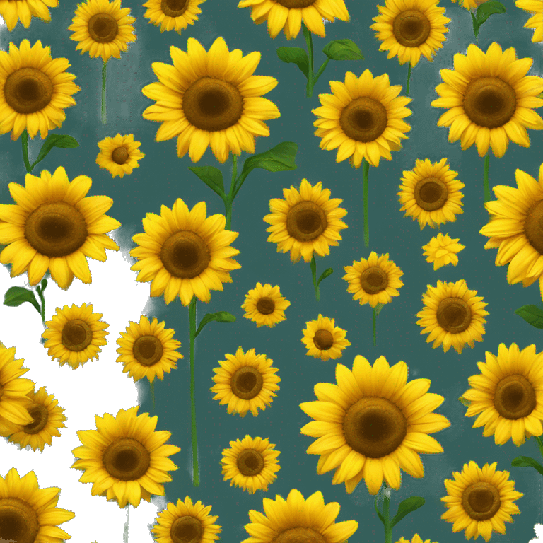 Flores girasoles emoji