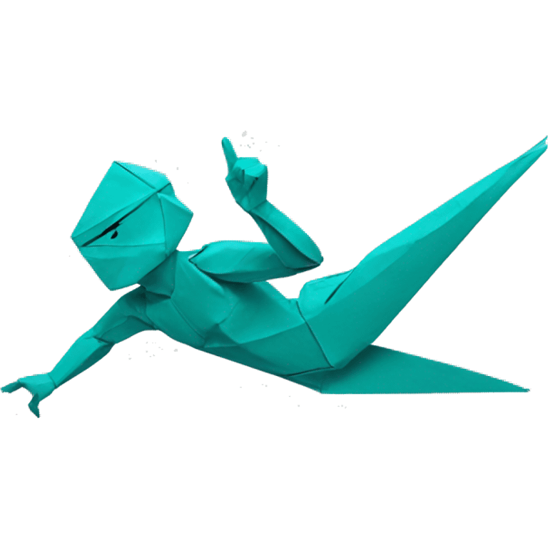 origami swimmer emoji