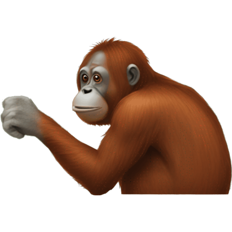 Orangutan malé emoji