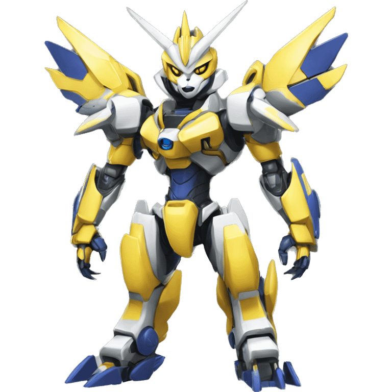 Renamon-Zeraora-Metabee-Medabot-Mecha full body emoji