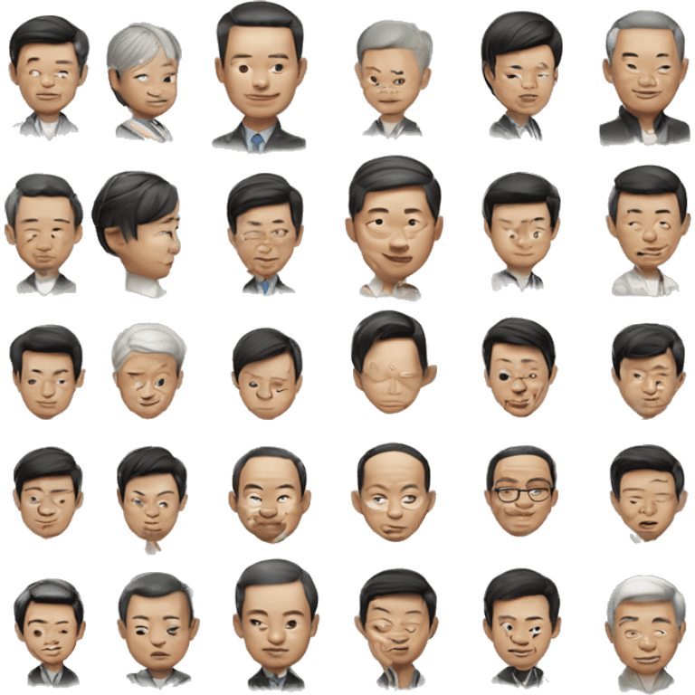 rich china person realistic emoji