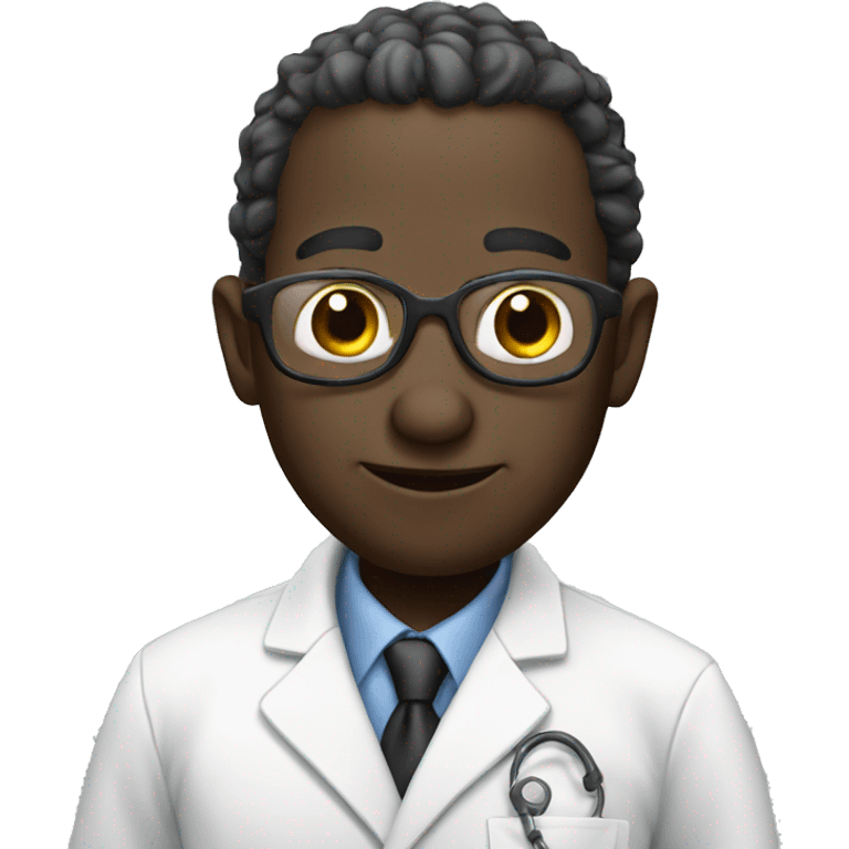 Black rat scientist emoji