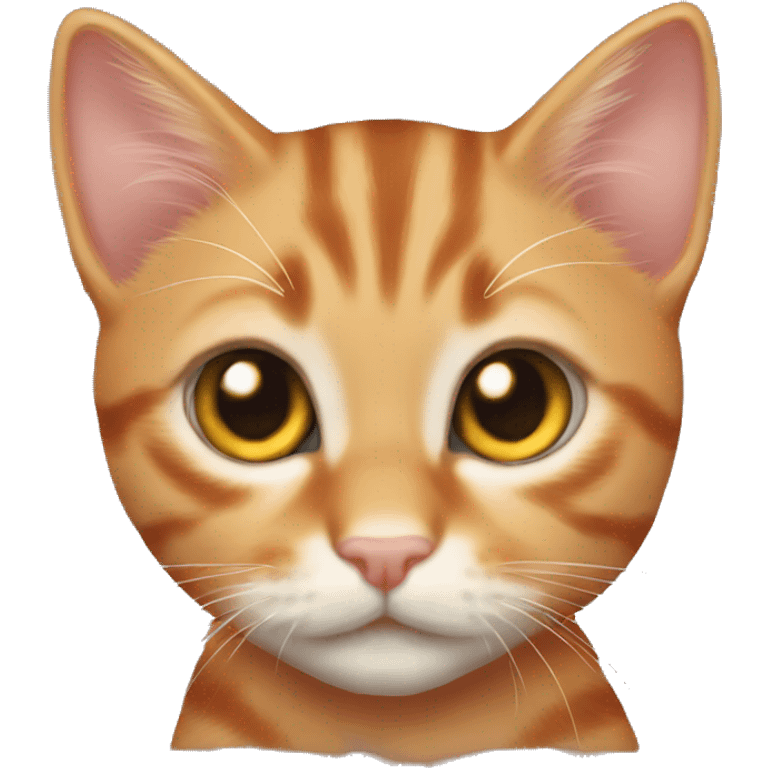 Tabby orange kitten emoji