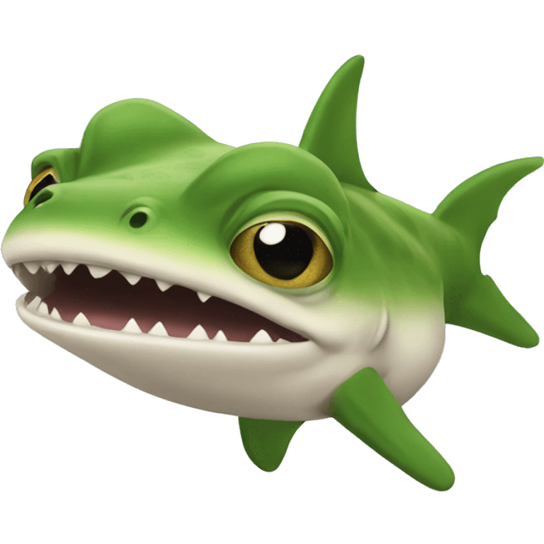 frog shark emoji