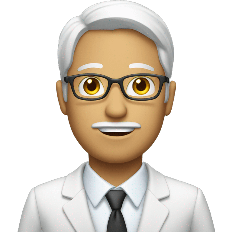 man in a suit with documents emoji