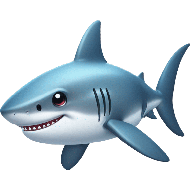 cute shark emoji