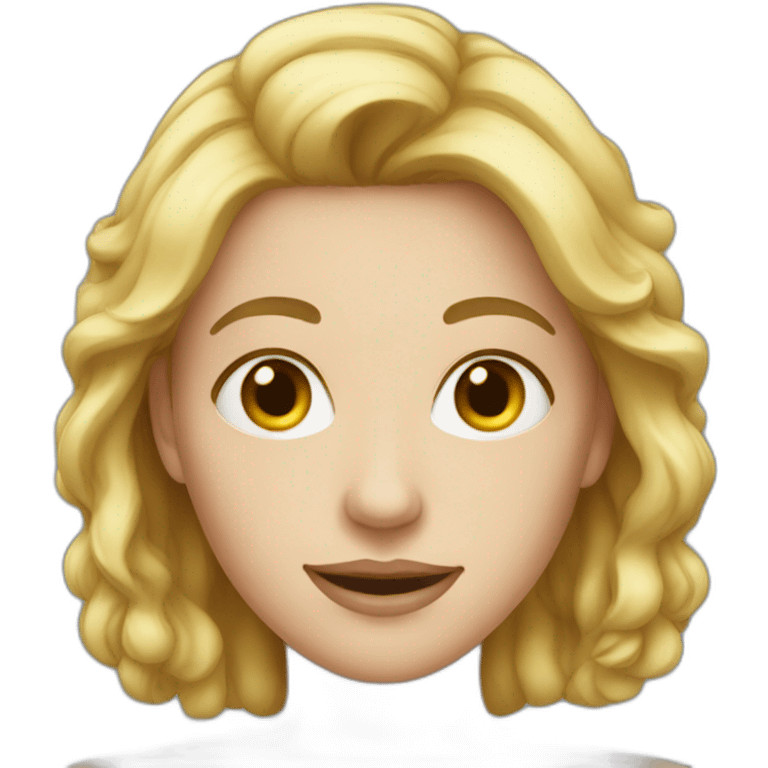 Face of à white woman emoji