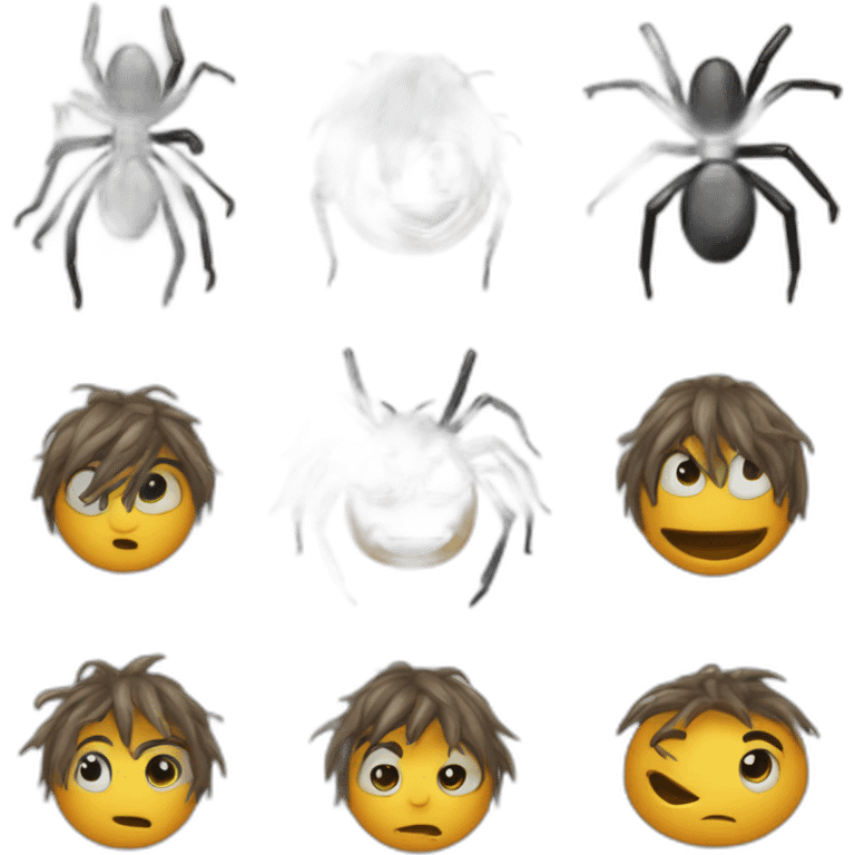 Une araignée qui met des préservatifs emoji