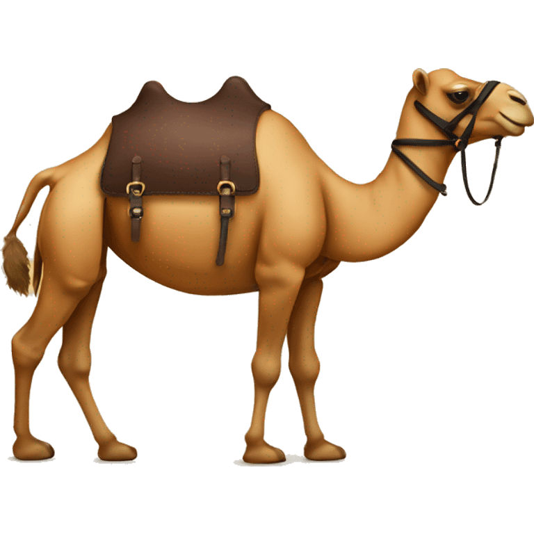 Camel with leather  emoji